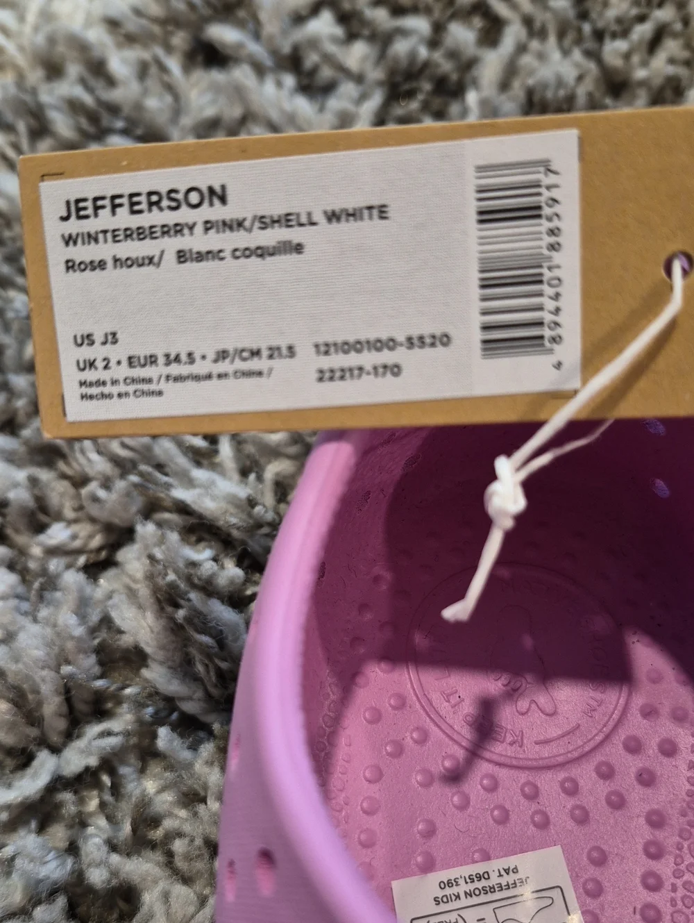 Native Jefferson Shoes In Winterberry Pink